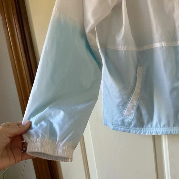 Champion Stadium Color Block Windbreaker Hooded Jacket Women’s size medium - Picture 6 of 11